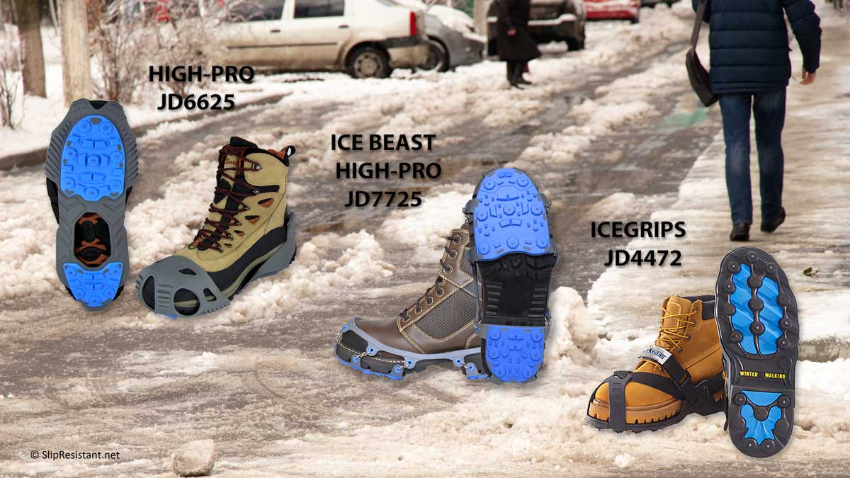 Ice Cleats for Steep Sidewalks
