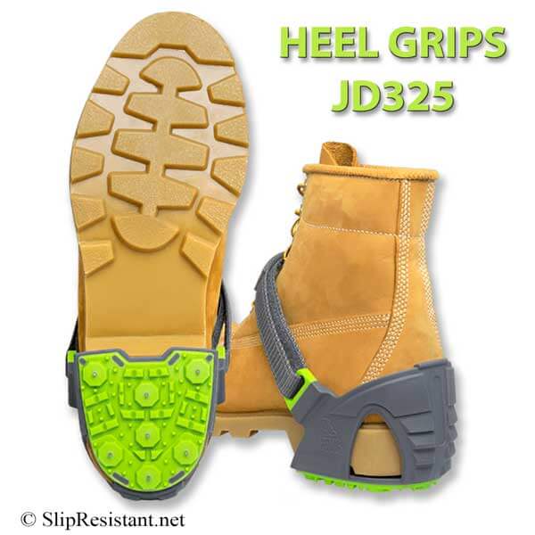 Winter Walking JD325 Heel Grips Heel Ice Cleats on Boots
