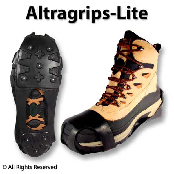 Winter Walking ALTRAGRIPS-LITE Low Profile (LP) can be worn indoors.