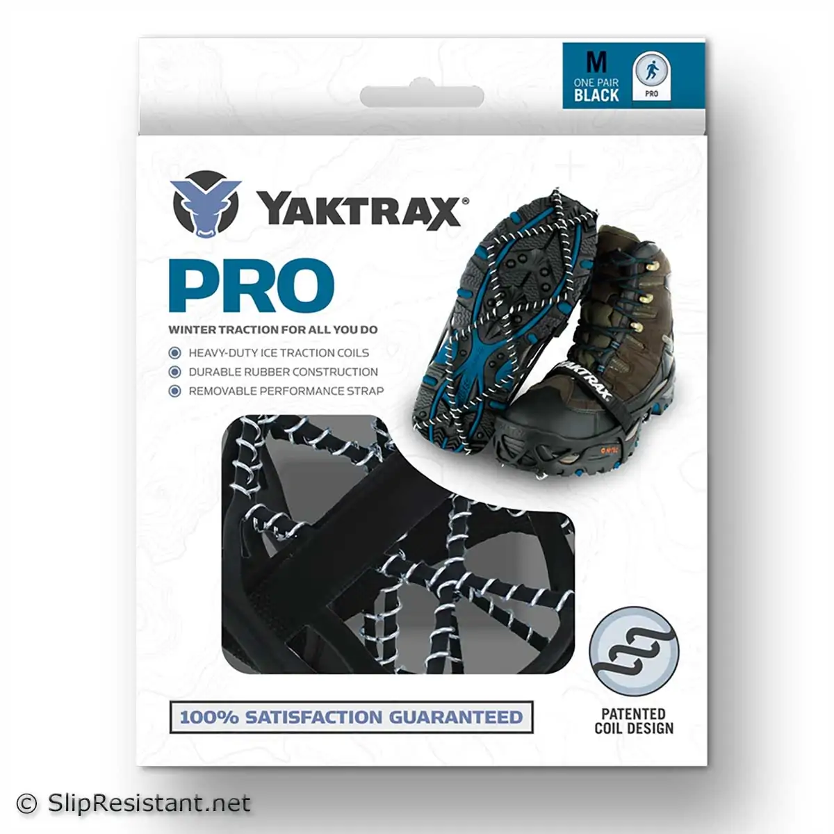 Details about   New Yaktrax Pro Black XL Coil Snow Cleats 