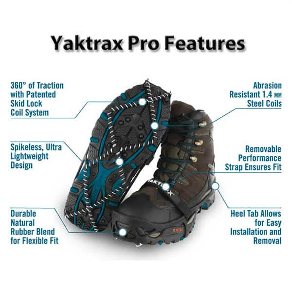 Yaktrax Pro Features