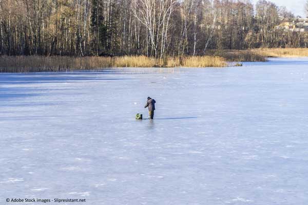 Remote Ice Fishing Requires Reliable Ice Cleats for Safety