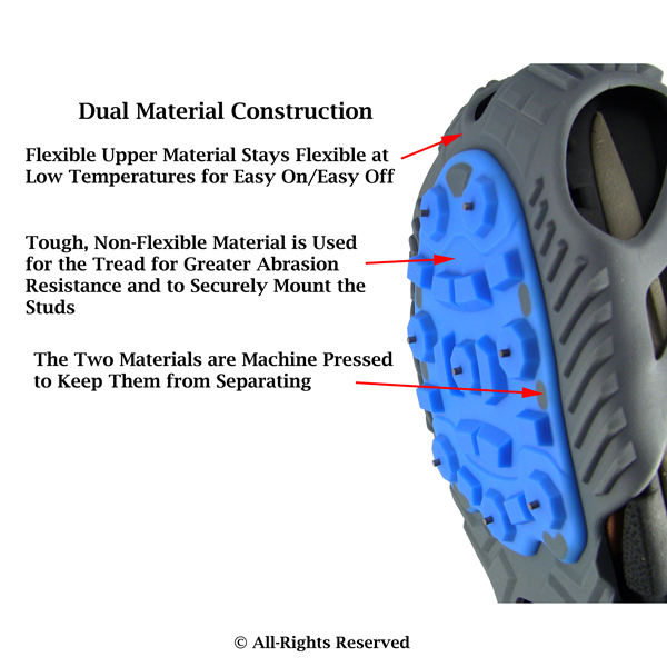HIGH-PRO® Ice Cleats Dual Material Construction