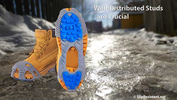HIGH-PRO® Ice Cleats Well-Distributed Studs