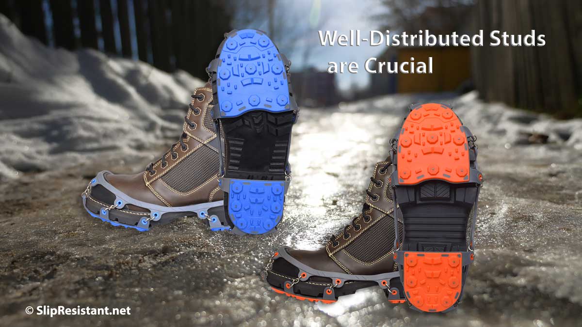 ICE BEAST™ Ice Cleats Well-Distributed Studs